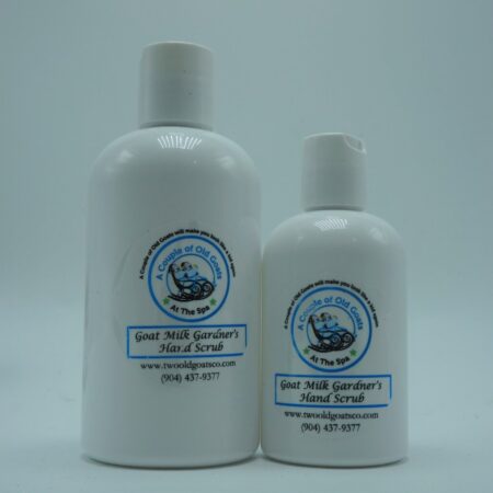Goat Milk Gardner's Hand Scrub in 8 or 4 oz- moisturize and clean hands after a day in the garden or outside-great for mechanics and farmers